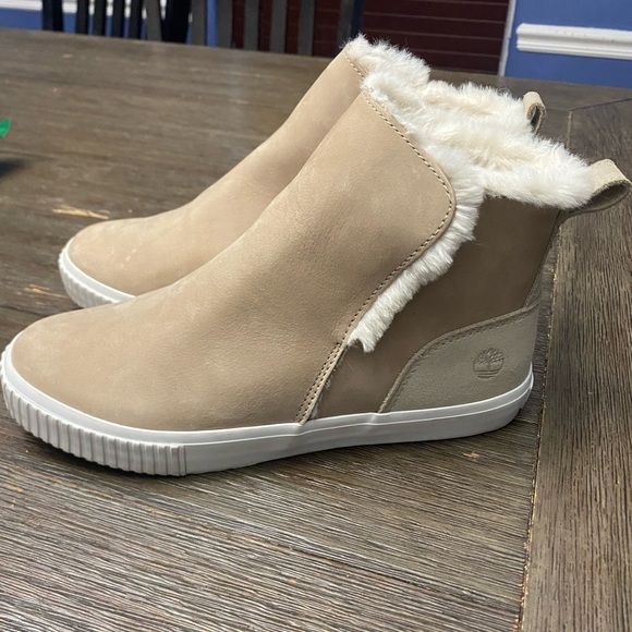 Timberland Women's Skyla Bay Pull-On Boots Tan Nude size 8.5 - Picture 5 of 11